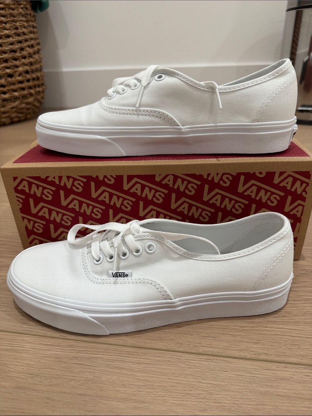 Vans Women's Authentic Canvas Sneakers - White